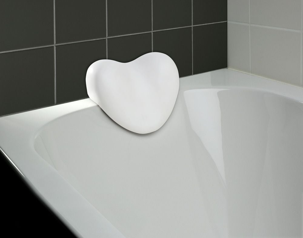 Kopf- und Nackenkissen Mod. Tropic White, für die Badewanne