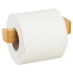 Wenko Inbara Toilettenpapierhalter Bambus Matt Turbo-Loc Klorollenhalter