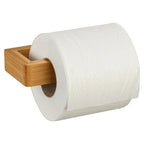 Wenko Inbara Toilettenpapierhalter Bambus Matt Turbo-Loc Klorollenhalter