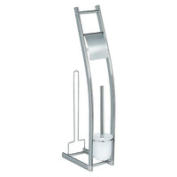 Venus Roma Toilettenbutler Chrom Silber Klobürste Toilettenpapierhalter Bad