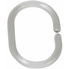 Duschvorhang-Ringe transparent, 12-er Set