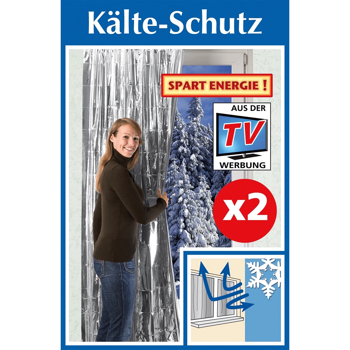 Maximex Isolier-Schutz 2er Set, ultradünner Schutz gegen Hitze und Kälte