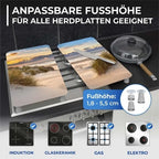 MAXIMEX 2er Glas Herd Abdeck Platten DÜNE Schneide Bretter Küchen Ablagen Motiv