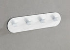 WENKO Haken Leiste Kleider Edelstahl Wand Handtuch Halter PICENO Weiß Accessoire