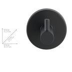 WENKO Wand Haken Uno Bosio Bad Handtuch Halter WC ohne bohren Küchen Accessoires