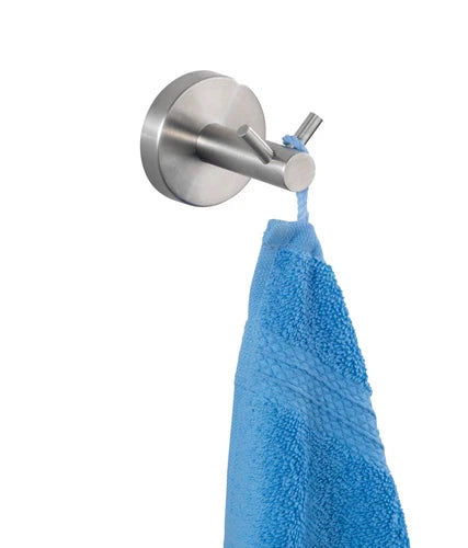 WENKO Wand Haken Handtuch Halter Edelstahl Bad WC Garderoben Kleider BOSIO matt
