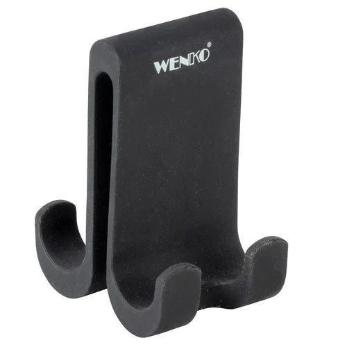 Handtuchhaken für Duschkabine VERNA DUO, Silikon, doppelt, WENKO