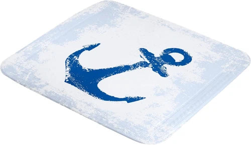 Kleine Wolke Duscheinlage Anchor Kunststoff Blau 55 x 55