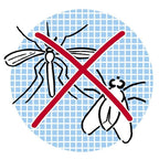 Regentonnen Netz zum Mückenschutz Abdeckung für Regenfaß Schutznetz WENKO