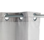 WENKO Dusche Vorhang 200 x 180 cm Badewannen Comfort Wannen inkl. Ringe Hängen