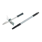 Wenko Accessoire jardinage multifonctionnel avec manche télescopique - Noir et