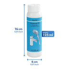 MAXIMEX Entkalkungs Gel mit Bürste 125ml Kalk Wasser Hähne Dusch Köpfe Armaturen