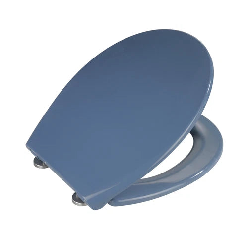 WENKO Premium WC SITZ SAMOS Slate Absenkautomatik Klo Brillen Toiletten Deckel
