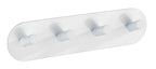 WENKO Haken Leiste Kleider Edelstahl Wand Handtuch Halter PICENO Weiß Accessoire