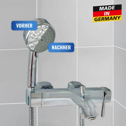MAXIMEX Entkalkungs Gel mit Bürste 125ml Kalk Wasser Hähne Dusch Köpfe Armaturen