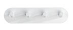 WENKO Haken Leiste Kleider Edelstahl Wand Handtuch Halter PICENO Weiß Accessoire