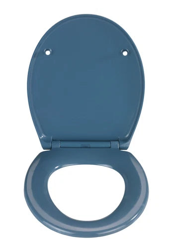 WENKO Premium WC SITZ SAMOS Slate Absenkautomatik Klo Brillen Toiletten Deckel