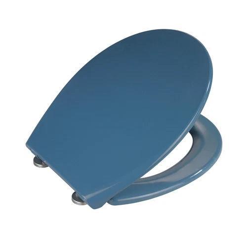 WENKO Premium WC SITZ SAMOS Slate Absenkautomatik Klo Brillen Toiletten Deckel