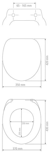 WENKO WC Sitz MDF Toilettensitz Klobrille Absenkautomatik Oval Weiß Matt