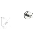 WENKO Wand Haken Kleider Garderoben Garderobe Handtuch Halter BOSIO Edelstahl