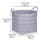 Wenko Filz Aufbewahrungskorb Mod. Nella Grau, XL 69792800