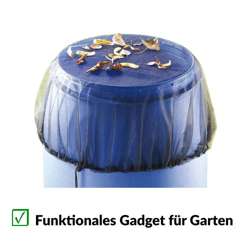 Regentonnen Netz zum Mückenschutz Abdeckung für Regenfaß Schutznetz WENKO