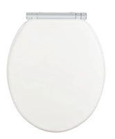 WENKO WC Sitz MDF Toilettensitz Klobrille Absenkautomatik Oval Weiß Matt