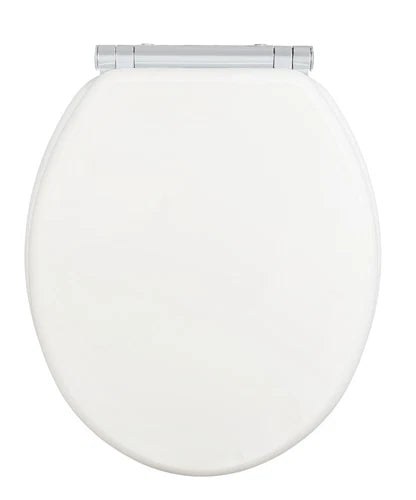 WENKO WC Sitz MDF Toilettensitz Klobrille Absenkautomatik Oval Weiß Matt
