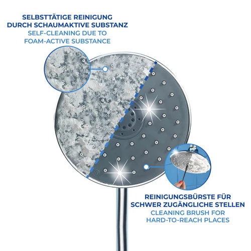 MAXIMEX Entkalkungs Gel mit Bürste 125ml Kalk Wasser Hähne Dusch Köpfe Armaturen