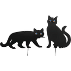 WENKO Vogelschreck Katzen, 2er Set