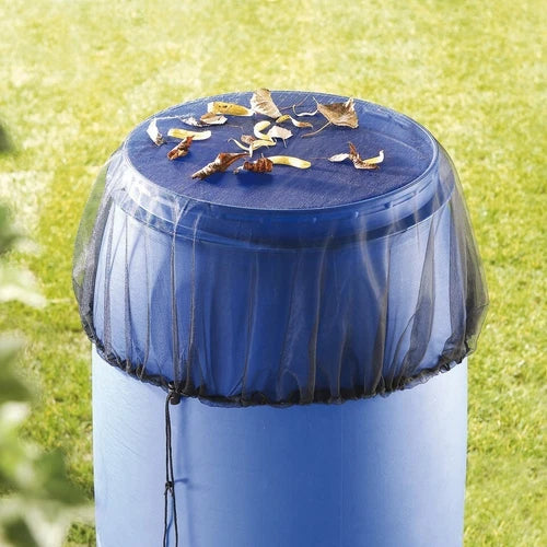 Regentonnen Netz zum Mückenschutz Abdeckung für Regenfaß Schutznetz WENKO