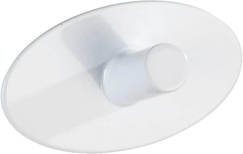 Wandhaken piceno weiß matt 2er 1st Haken Kleben 65,00mm Innen