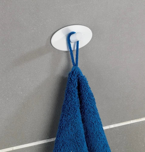 Wandhaken piceno weiß matt 2er 1st Haken Kleben 65,00mm Innen