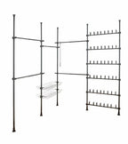 Teleskop-schuhständer Herkules H. 165-300 Cm schwarz WENKO
