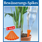 Spikes zur Bewässerung 6 Stück | Blumenzubehör | 9×3cm