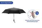 Sturm-Regenschirm Mod. Reflekta, sturmfester Schirm mit extra stabiler Stange