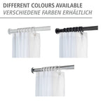 Teleskop-Duschstange Mod. Luz 110 - 185 cm, Chrom, ausziehbar, aus rostfreiem Edelstahl