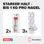 Klebenagel verstellbar, 2 St