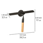 Turbo-Loc® Badezimmerwischer Mod. Bambusa, aus Bambus und Edelstahl