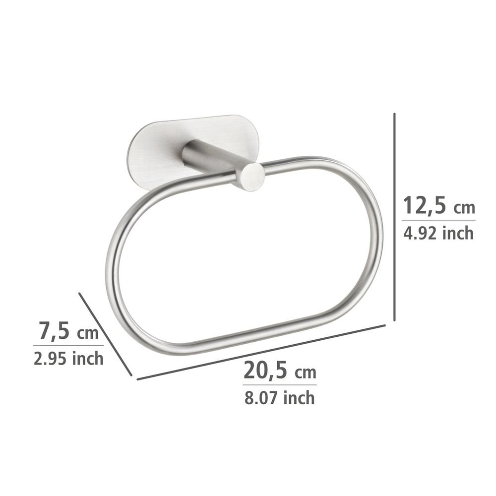 Turbo-Loc® Handtuchring Mod. Orea Matt, Befestigen ohne bohren