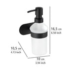 Turbo-Loc® Seifenspender Mod. Orea Black Matt, Befestigen ohne bohren