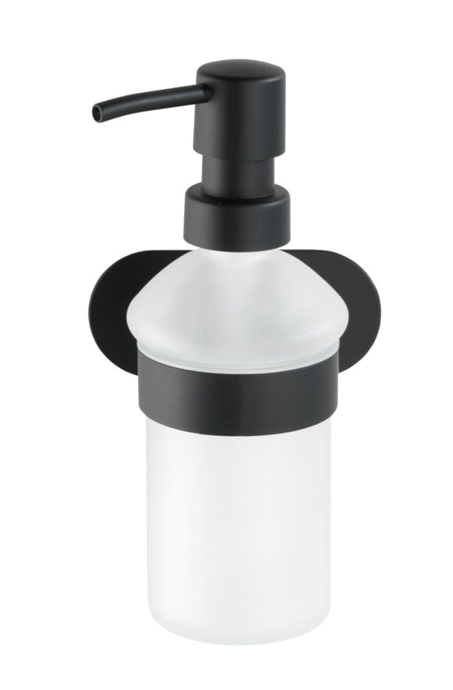 Turbo-Loc® Seifenspender Mod. Orea Black Matt, Befestigen ohne bohren