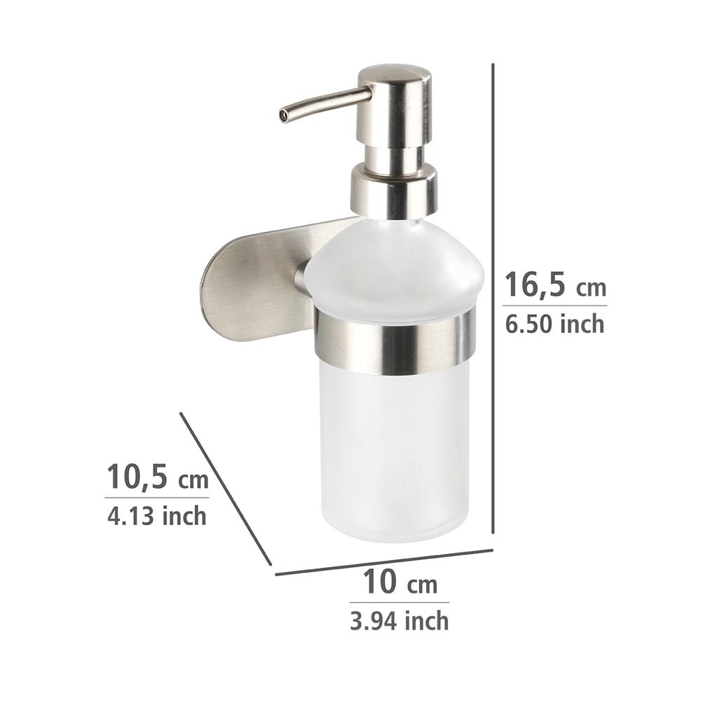 Turbo-Loc® Seifenspender Mod. Orea Matt, Befestigen ohne bohren