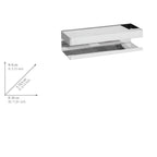 Turbo-Loc® Wandablage Mod. Genova Shine, Befestigen ohne bohren