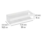 Turbo-Loc® Wandablage Mod. Genova White matt, Befestigen ohne Bohren mit Spezial-Klebepad