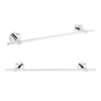 UV-Loc® Badetuchstange Uno Mod. Isera 40 cm, Befestigen ohne Bohren mit innovativem Klebesystem