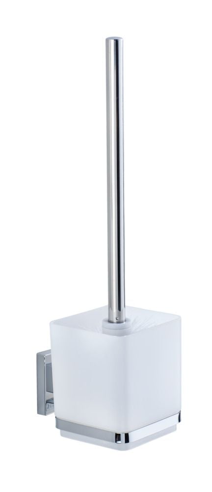 Vacuum-Loc® WC-Garnitur Mod. Quadro Edelstahl, Befestigen ohne bohren