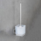 Vacuum-Loc® WC-Garnitur Mod. Quadro Edelstahl, Befestigen ohne bohren
