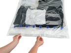 Vakuum Beutel Reise-Set Transparent, 6-teilig, platzsparende Kleideraufbewahrung mit Pumpe