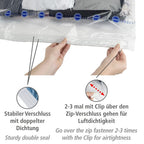 Vakuum Soft Unterbett-Box, bis zu 75 % Platzersparnis